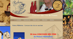 Desktop Screenshot of piolenc-concours-vins.com